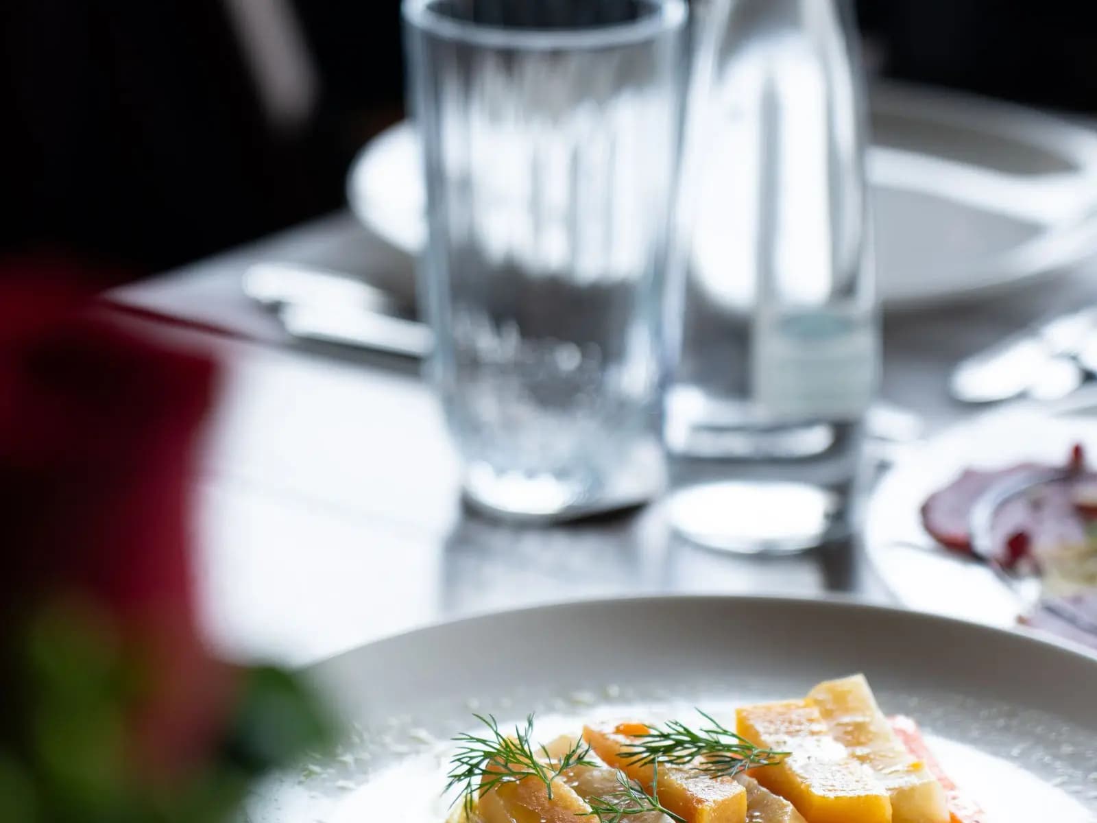 Angerichteter Fine-Dining-Teller